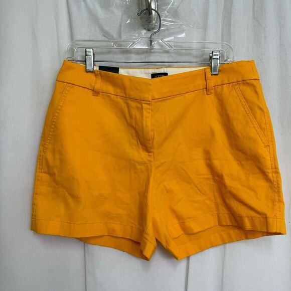 NEW J.Crew Yellow 5” Cotton Chino Short Size 10 - Picture 6 of 11